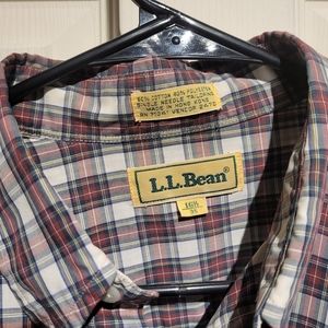 LL BEAN Plaid shirt